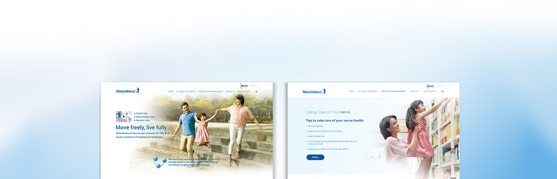Portfolio design inspiration website, mobile, responsive komunigrafik 2020 for client baywalk mall